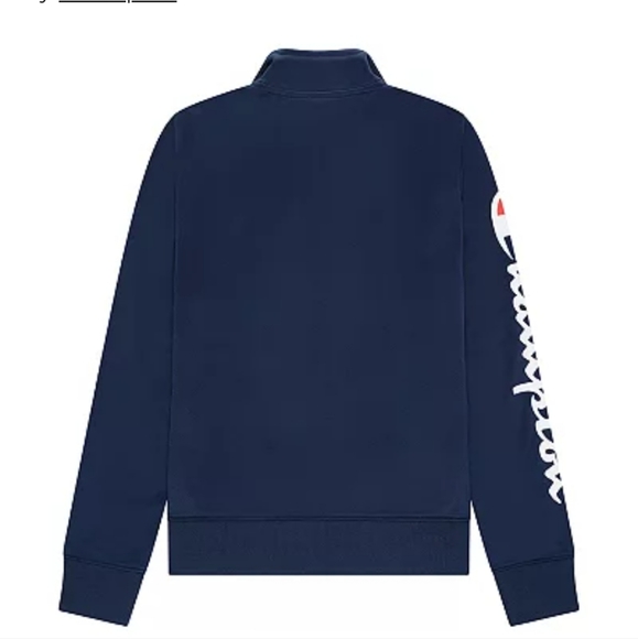 Champion Logo Track Jacket Gray with Logo Big Kids Boy's Size XL - Picture 6 of 6